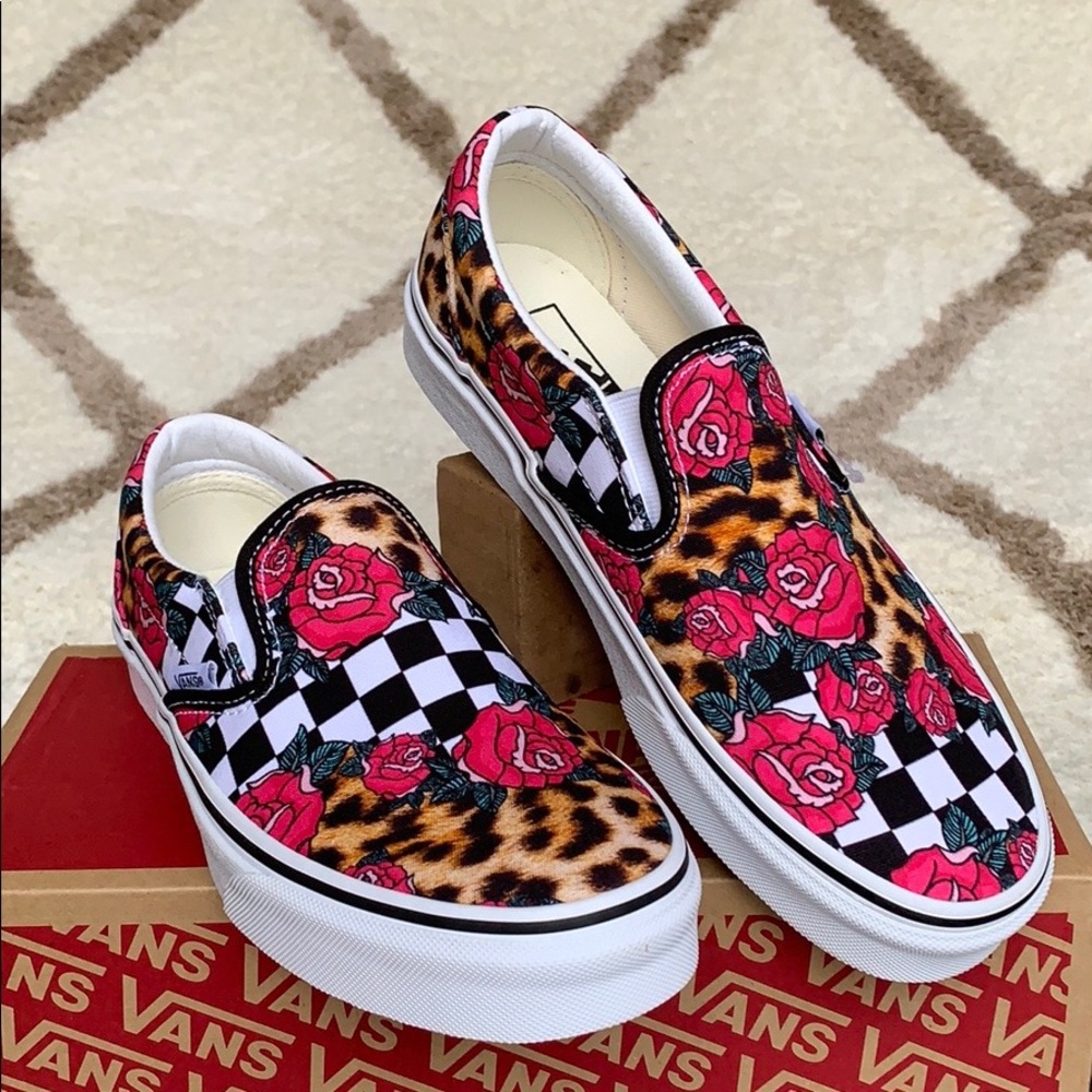 VANS Men’s CLASSIC SLIP ON ROSE/ANIMALCHCK Trwht…Men’s - Picture 13 of 16